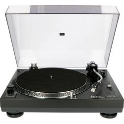 Lenco L-3808 Black - Plattenspieler mit Direktantrieb - Pitch Control - USB gramofon