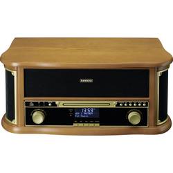 Lenco Classic Phono TCD-2571WD - Holz-Plattenspieler im Retro-Design mit Bluetooth gramofon
