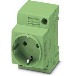 skříňový rozvaděč-zásuvka Phoenix Contact EO-CF/UT/GN zelená (d x š) 60 mm x 45 mm