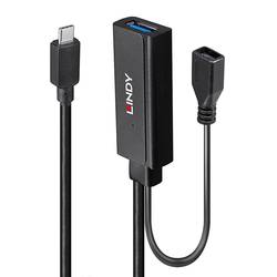 LINDY 43344 2 porty USB-C® (USB 3.1) Multiport hub černá
