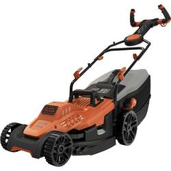 Black & Decker elektrika sekačka s nastavením výšky sečení, výškově nastavitelná rukojeť s funkcí sklápění 1 600 W šířka sekání 38 cm