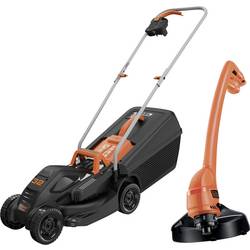 Black & Decker elektrika sekačka, strunová sekačka sada vč. zastřihovače trávníku 1000 W/250 W šířka sekání 32 cm