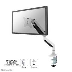 Neomounts NM-D750WHITE držák na stůl pro monitor 1 Displej: (s) 25,4 cm (10) - 81,3 cm (32) bílá naklápěcí, nakláněcí