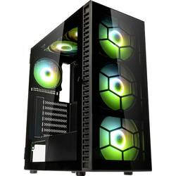 Kolink Observatory HF Plus Glass ARGB midi tower PC skříň černá