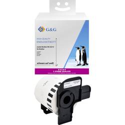 G&G Etikety (nekonečné) kompatibilní náhradní Brother DK-22212 62 mm x 15.24 m papír thermodirekt bílá 1 ks trvalé Adresní nálepky ET-B-G-22212