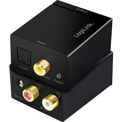 LogiLink CA0100 LogiLink - Digital-Analog-Audiowandler Toslink / cinch audio adaptér černá