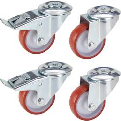 dörner + helmer 450546 kolečko Ø kola: 80 mm nosnost (max.): 300 kg 4 ks