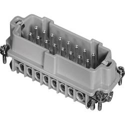 Amphenol C146 10A016 002 1-1 vložka pinového konektoru Heavy|mate® C146 Počet kontaktů 16 + PE 1 ks