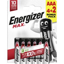 Energizer Max mikrotužková baterie AAA alkalicko-manganová 1.5 V 6 ks