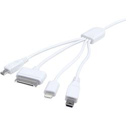 Eufab Nabíjecí kabel USB USB-A zástrčka, Apple Lightning konektor, Apple 30pol. zástrčka, USB Micro-B zástrčka, USB Mini-B zástrčka 0.37 m 16494