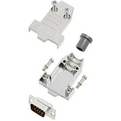 TRU COMPONENTS TCDTNT09MDMPK 7709080 sada D-SUB kolíkové lišty 180 ° Pólů: 9 pájecí kalíšek 1 ks