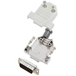 TRU COMPONENTS TCDTNT15MDBPK 7709604 sada D-SUB kolíkové lišty 180 ° Pólů: 15 pájecí kalíšek 1 ks