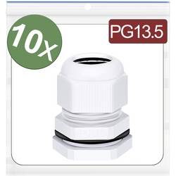 Quadrios 24CA407 kabelová průchodka, 24CA407, od 6 mm, do 12 mm, PG13.5, 10 ks