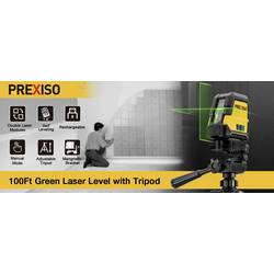 Prexiso PLC30GLIT křížový laser samonivelační dosah (max.): 30 m