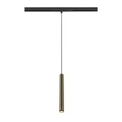 SLV GRIP! S LED závěsný lustr 9.8 W LED bronzová