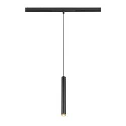 SLV GRIP! S LED závěsný lustr 9.8 W LED černá