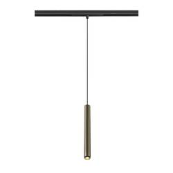 SLV GRIP! S LED závěsný lustr 9.8 W LED bronzová