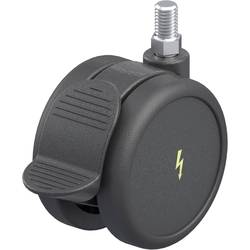 Blickle 849804 LKDB-PUA 75G-RA-ELS Dvojité plastové otočné pojezdové kolečko Ø kola: 75 mm nosnost (max.): 75 kg 1 ks