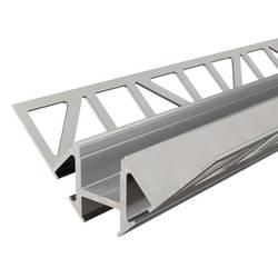 Deko Light 975371 EV-01-12 Dlaždicový profil hliník (š x v x h) 49 x 49 x 2500 mm 2.50 m