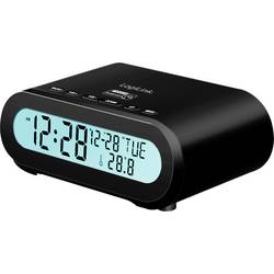LogiLink SC0121 SC0121 radiobudík, FM, USB, na dotek výrazná tlačítka, funkce alarmu, černá