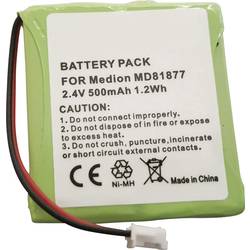 Beltrona TELSINUS201 TSinus-battery akumulátor bezdrátového telefonu Vhodný pro značky (tiskárny): Amstrad, Audioline, Avaya, AVM, BT Verve, DeTeWe, GE,