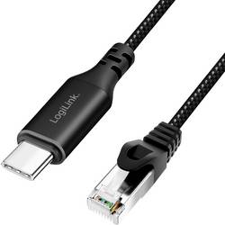 LogiLink USB 3.0 kabelový adaptér [1x USB-C® USB 3.2 (Gen 1) - 1x RJ45 zástrčka 8p8c] CU0410 1.00 m
