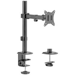 LogiLink BP0170 1násobné držák na stůl pro monitor černá otočný, nastavitelná výška, naklápěcí, otočný, nakláněcí