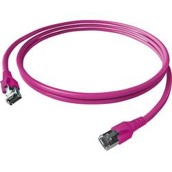 Easylan CP1KVBVBV0015 RJ45 síťové kabely, propojovací kabely CAT 6A S/FTP 1.5 m fialová 1 ks