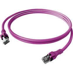 Easylan CPP1OVAVAV0050 RJ45 síťové kabely, propojovací kabely CAT 6A S/FTP 5 m fialová 1 ks