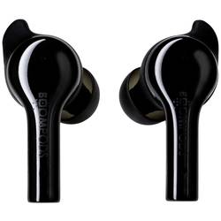 Boompods Bassline GO špuntová sluchátka (In Ear) Bluetooth® černá headset, regulace hlasitosti, odolné vůči potu, dotykové ovládání