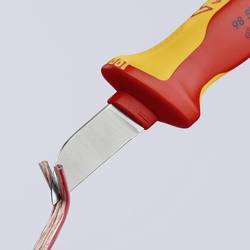 Knipex 98 52 VDE-Kabelmesser 180mm Knipex nůž na kabely Vhodné pro odizolovací kleště Kulaté kabely