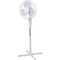 Sygonix podlahový ventilátor 50 W (Ø x v) 600 mm x 1200 mm bílá otočný, výškově nastaveitelné
