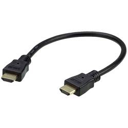 ATEN HDMI kabel Zástrčka HDMI-A, Zástrčka HDMI-A 0.30 m černá 2L-7DA3H 4K UHD HDMI kabel