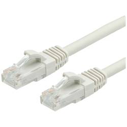 Value 21.99.0874 RJ45 síťové kabely, propojovací kabely CAT 6A U/UTP 0.30 m šedá nestíněný 1 ks