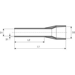 Vogt Verbindungstechnik 470712 dutinka 6 mm² částečná izolace zelená 100 ks
