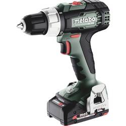 Metabo BS 18 L aku vrtací šroubovák, 18 V, 2 Ah Li-Ion bezkartáčové, vč. 2x aku, kufřík, vč. nabíječky, 614051500
