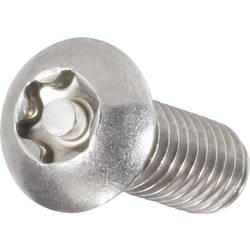 TOOLCRAFT 888771 šroub s čočkovou hlavou M4 8 mm T profil s kolíkem nerezová ocel A2 10 ks