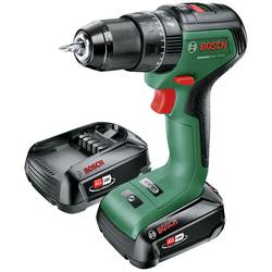 Bosch Home and Garden UniversalImpact 18V-60 aku vrtací šroubovák, 18 V, 2.0 Ah Li-Ion akumulátor, vč. nabíječky, 06039D7101