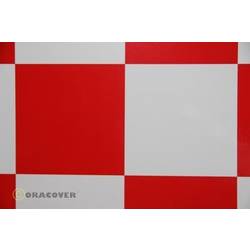 Oracover 691-010-023-002 nažehlovací fólie Fun 6 (d x š) 2 m x 60 cm bílá, červená