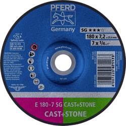 PFERD 62917625 E 180-7 SG CAST+STONE brusný kotouč lomený Průměr 180 mm Ø otvoru 22.23 mm Slitina hliníku, litina , Litá kůže, beton, titan 10 ks