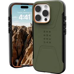 Urban Armor Gear Civilian MagSafe Case zadní kryt na mobil Apple iPhone 16 Pro olivově zelená Kompatibilní s MagSafe 114444117272