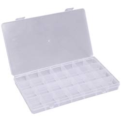 Quadrios 23SA090 krabička na malé součástky (d x š x v) 22.6 x 13.4 x 2.2 cm přihrádek: 28 pevné rozčlenění Obsah 1 ks