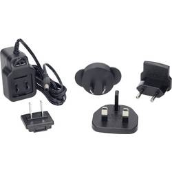 TT Electronics SW4453-C2 zásuvkový napájecí adaptér s redukcemi, nastavitelný 5 V 1.2 A 6 W s australským adaptérem, s adaptérem pro Evropu, s britským