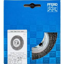 PFERD TOOLS Kulatý kartáč, neopft RBU Ø 115 x 12 mm, ocelové dráty Ø 0,30 pro úhlové brusky POS RBU 11512/M14 ST 0,30 43502201 1 ks