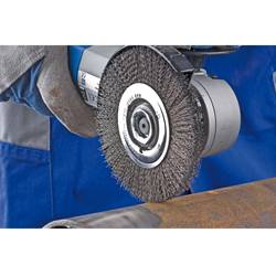 PFERD TOOLS Kulatý kartáč, neopft RBU Ø 115 x 12 mm, ocelové dráty Ø 0,30 pro úhlové brusky POS RBU 11512/M14 ST 0,30 43502201 1 ks
