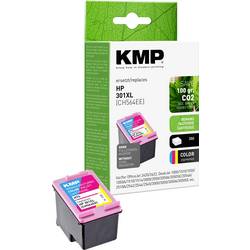 KMP Ink náhradní HP 301XL, CH564EE kompatibilní azurová, purppurová, žlutá H76 1720,4030
