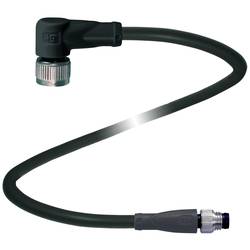 Pepperl+Fuchs V11-W-BK2M-PUR-U-V3-GM upravený zástrčkový konektor pro senzory - aktory, 224654, piny: 3, 3, 2 m, 1 ks
