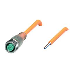 Pepperl+Fuchs V1-G-E8W-OR1,5M-POC upravený zástrčkový konektor pro senzory - aktory, 224712, piny: 4, 1.5 m, 1 ks