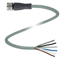 Pepperl+Fuchs V15-G-15M-PUR-ABG upravený zástrčkový konektor pro senzory - aktory, 240004-0001, piny: 5, 15 m, 1 ks