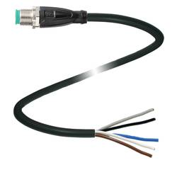 Pepperl+Fuchs V15S-G-BK5M-PUR-U upravený zástrčkový konektor pro senzory - aktory, 240771-100014, piny: 5, 5 m, 1 ks